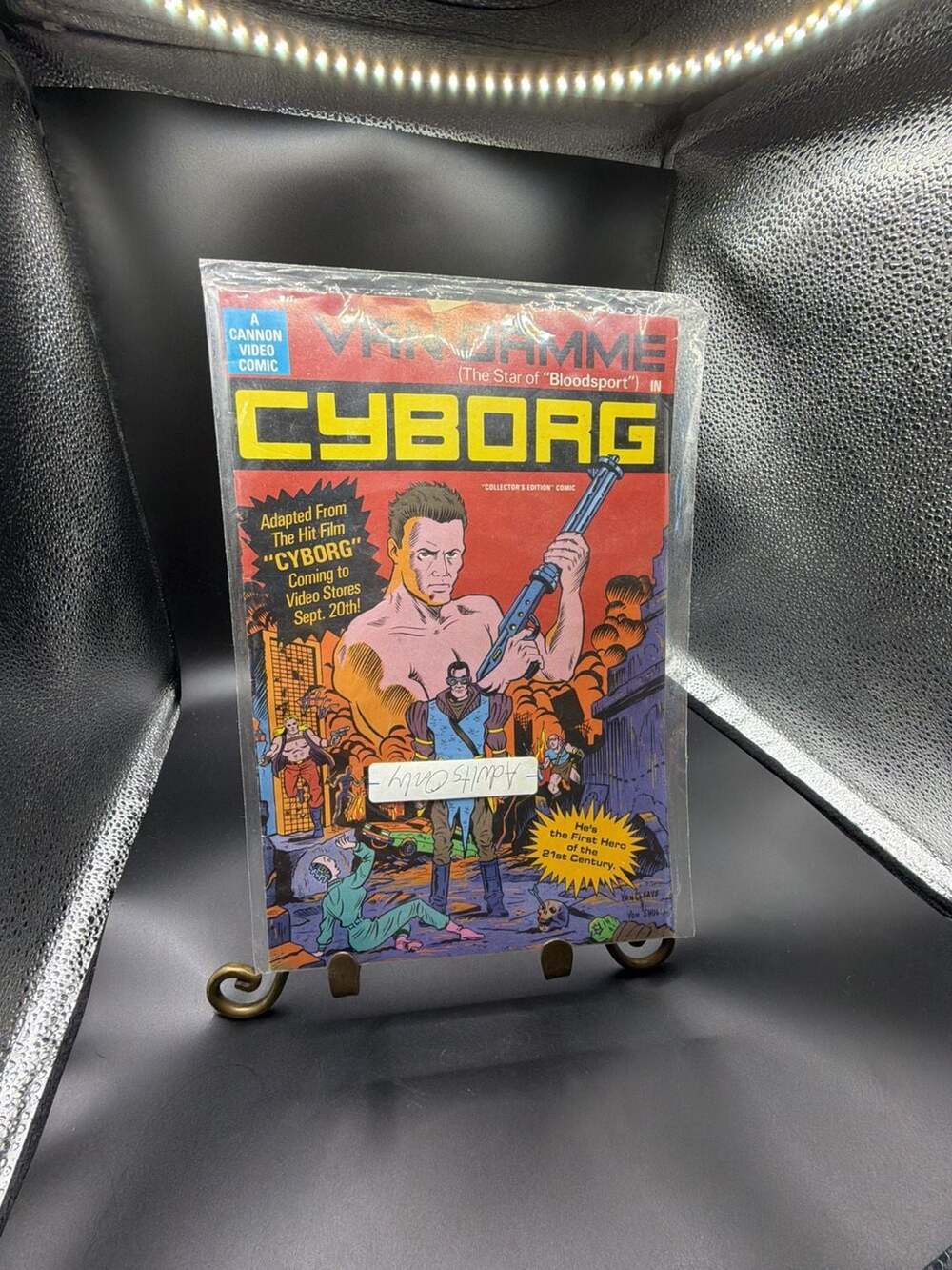Jean-Claude Van Damme Cyborg Promotional Movie Adaptation Comic Book (Cannon Vid